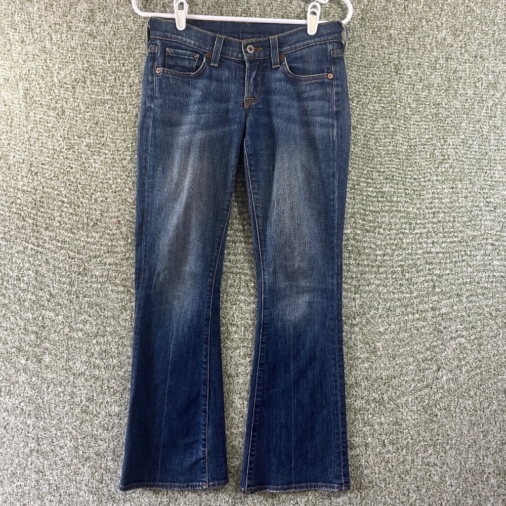 Lucky Brand Zoe Jean Size 0 Bootcut Blue Denim made USA